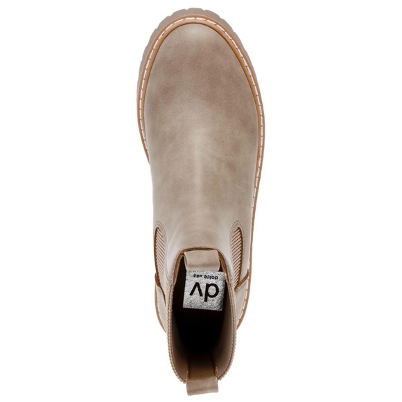 NIB DV by Dolce Vita LEIGHA Chelsea Boot Dark Taupe - Picture 4 of 13